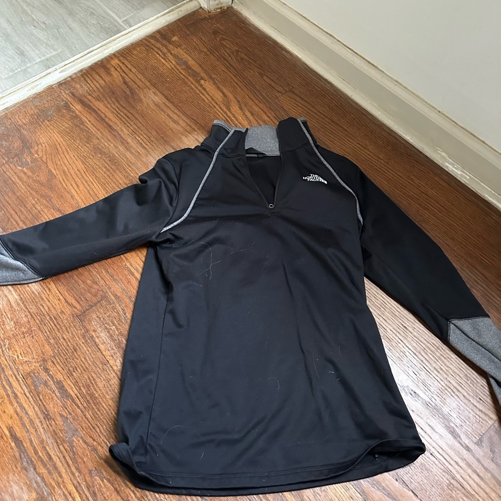 Long sleeve north face half zip